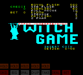 Witch Game (Video Klein, set 1) Title Screen